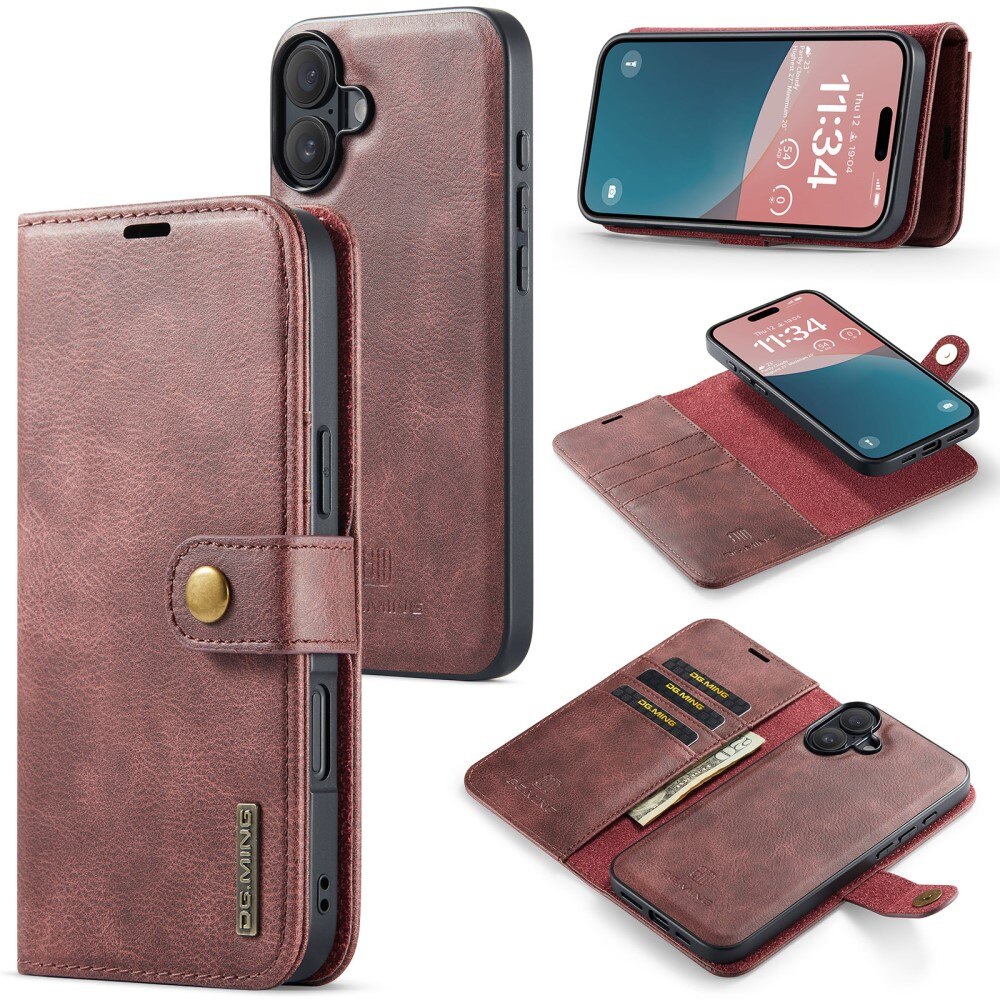 iPhone 16e Magnet Wallet Red