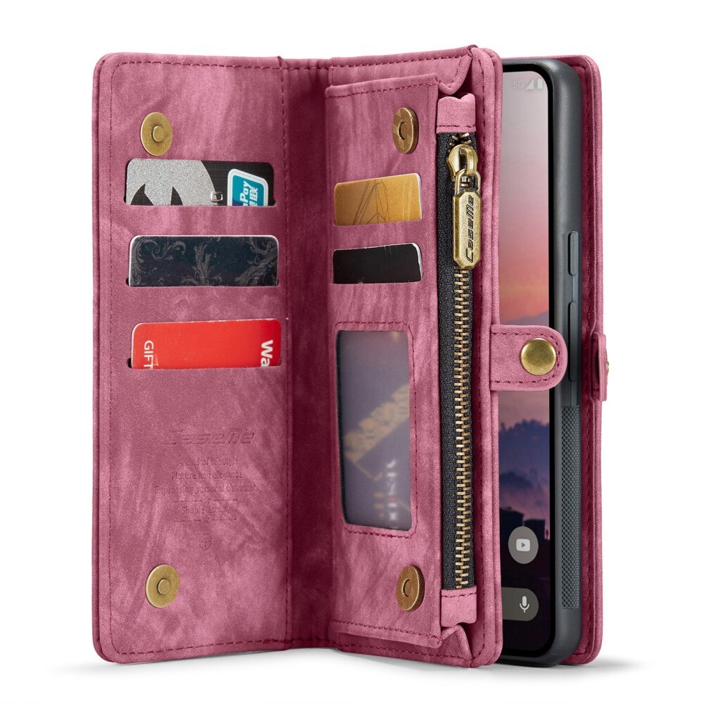 Google Pixel 9 Pro XL Multi-slot Wallet Case Red