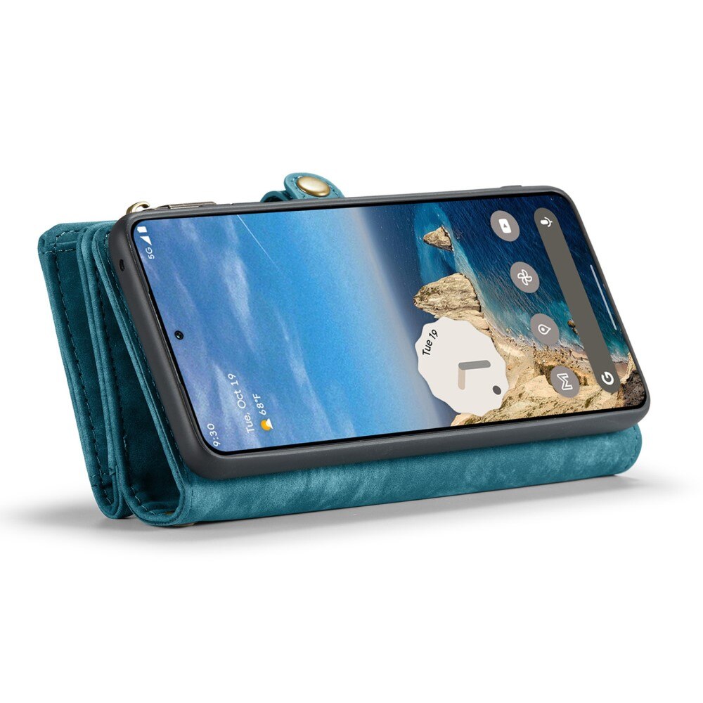 Google Pixel 9 Multi-slot Wallet Case Blue