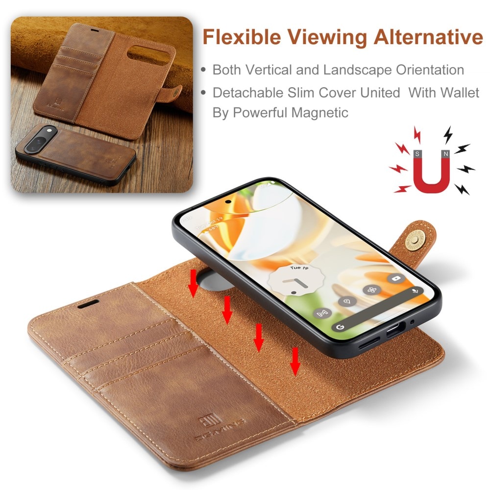 Google Pixel 9 Pro Magnet Wallet Cognac