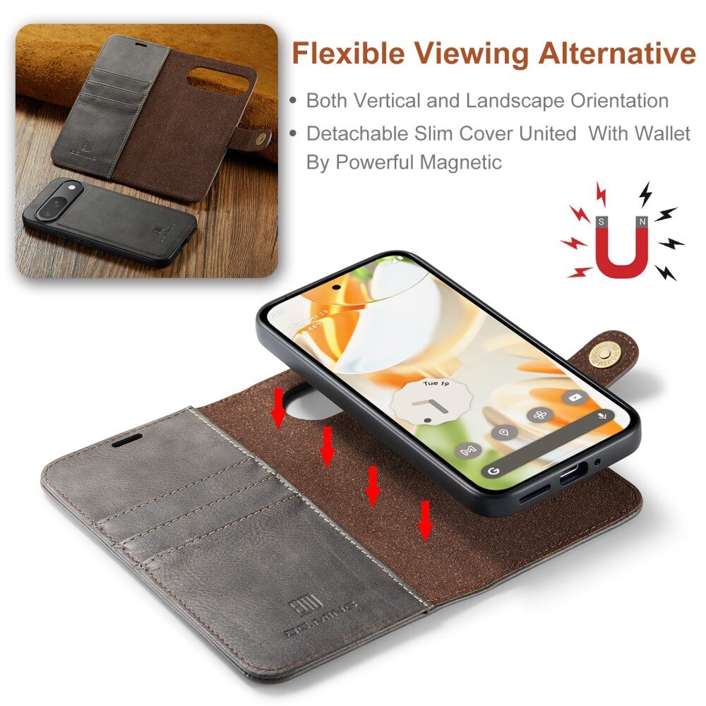 Google Pixel 9 Magnet Wallet Brown