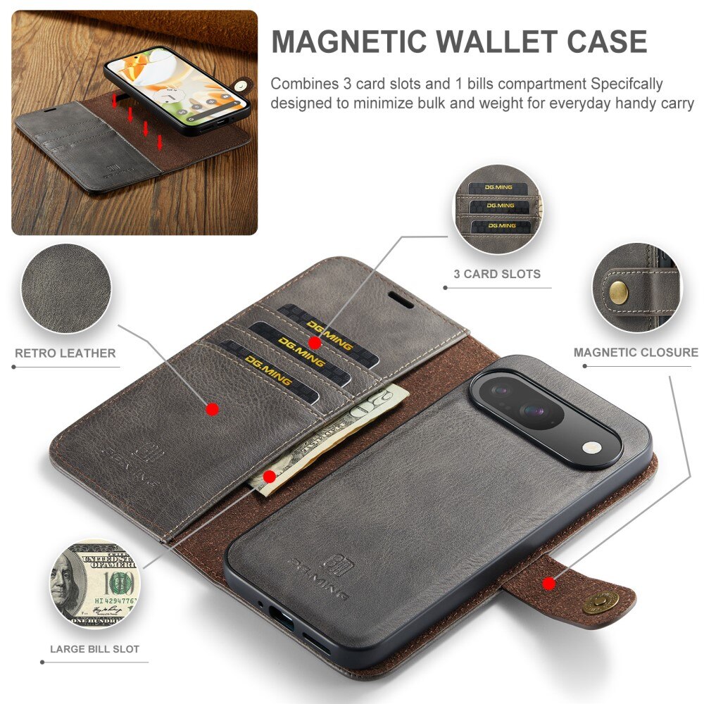 Google Pixel 9 Pro Magnet Wallet Brown