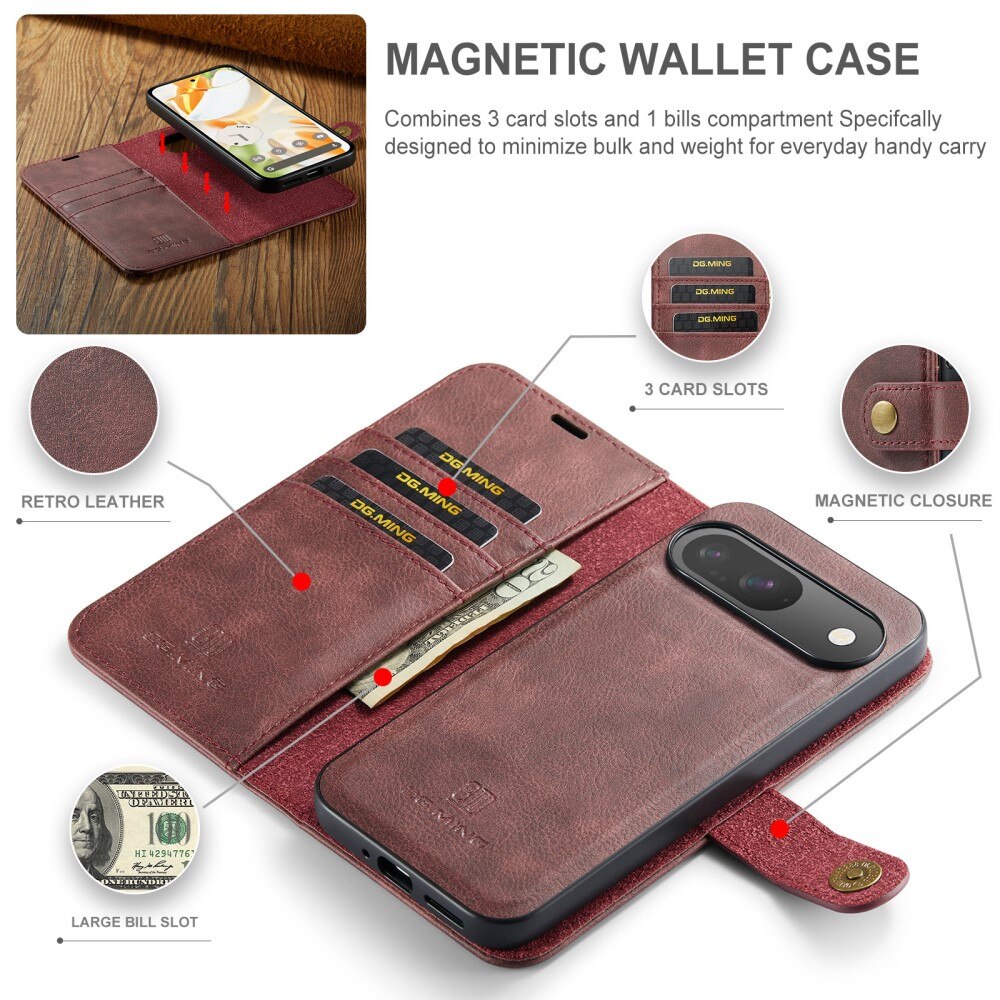 Google Pixel 9 Pro Magnet Wallet Red