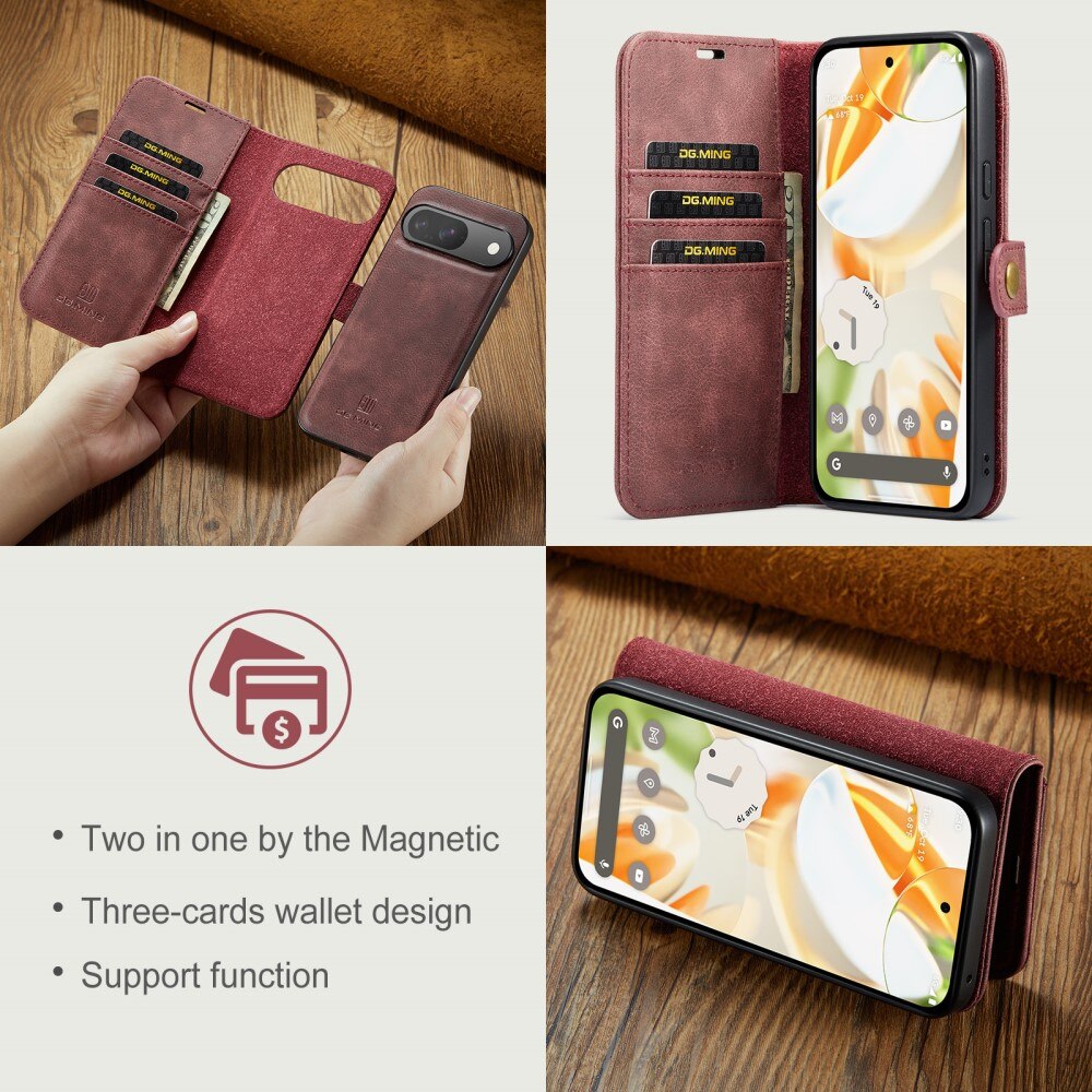 Google Pixel 9 Pro Magnet Wallet Red