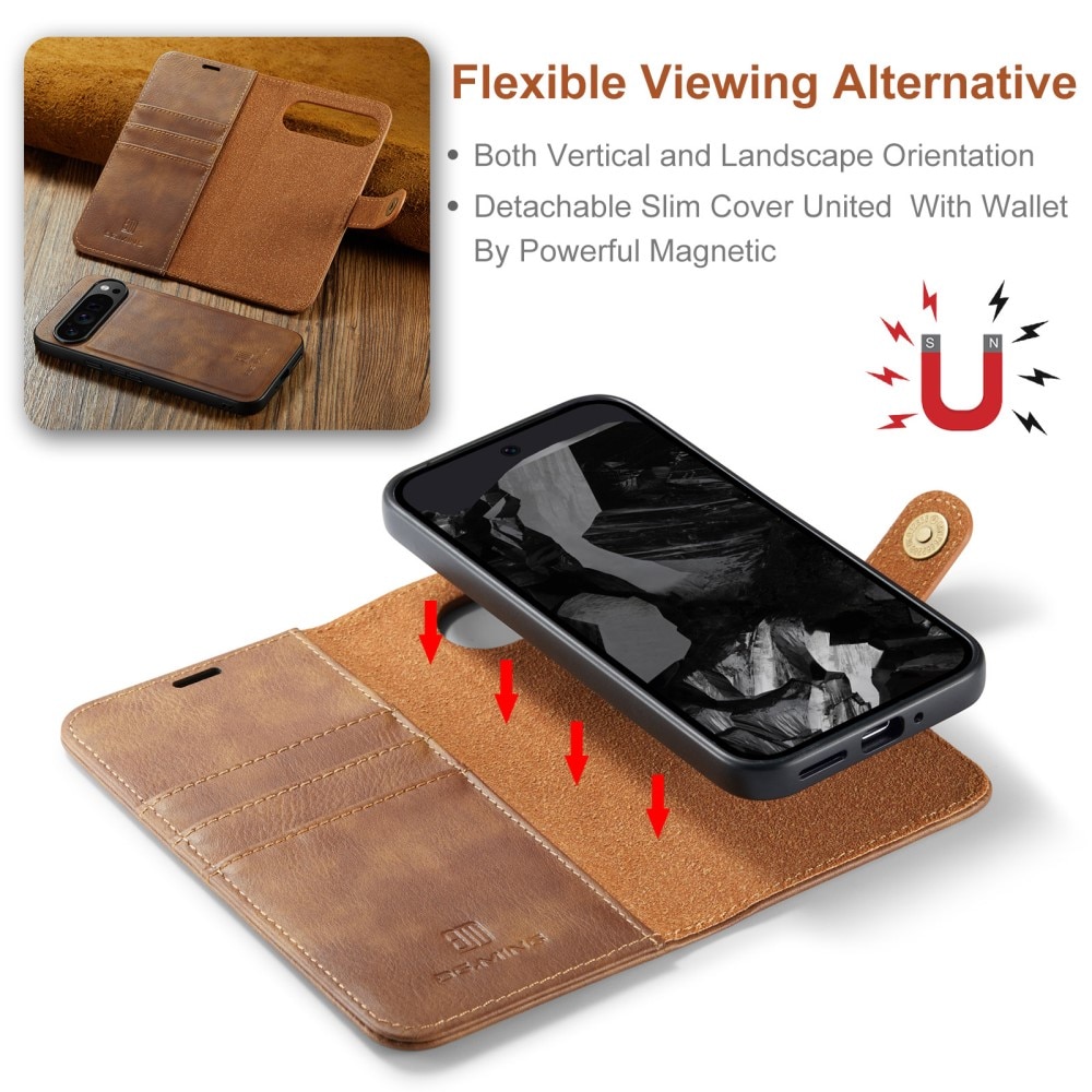 Google Pixel 9 Pro XL Magnet Wallet Cognac