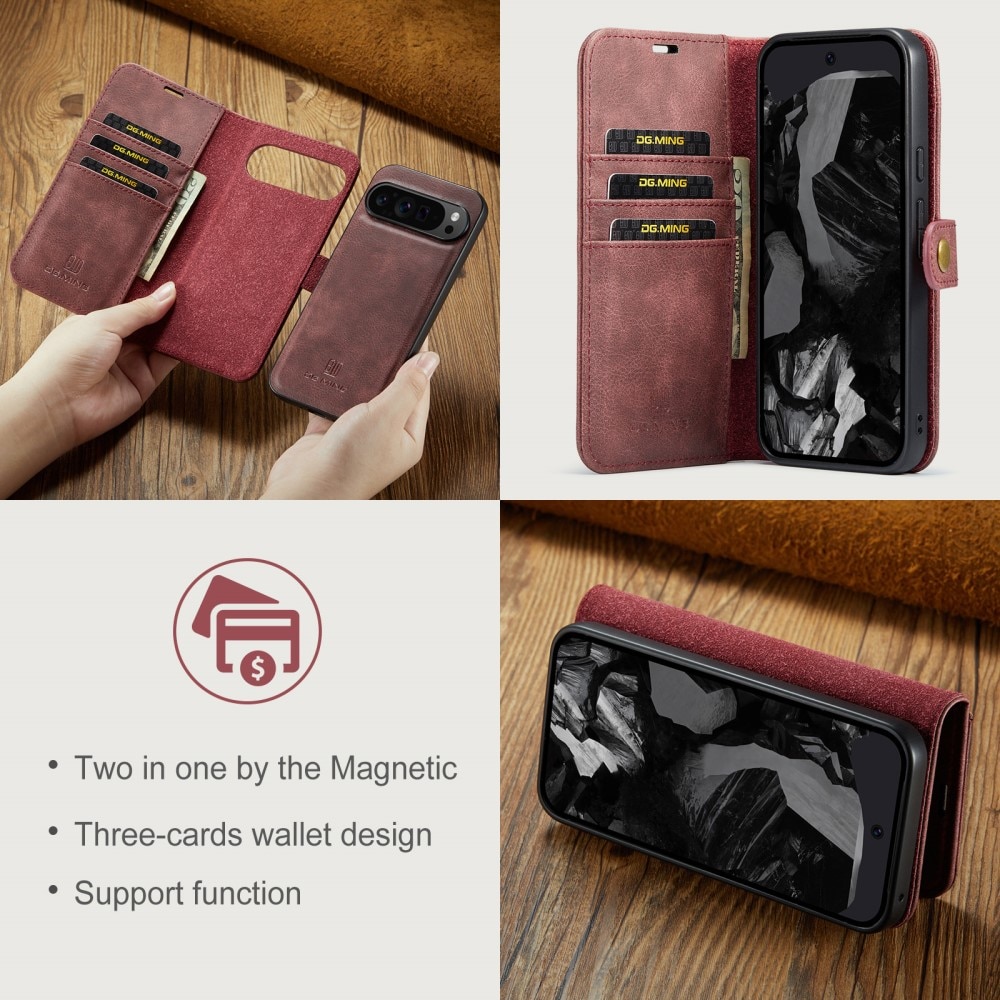 Google Pixel 9 Pro XL Magnet Wallet Red