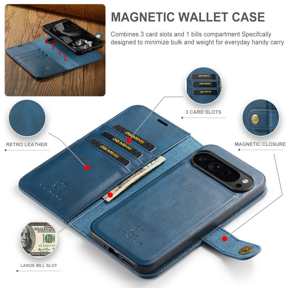 Google Pixel 9 Pro XL Magnet Wallet Blue