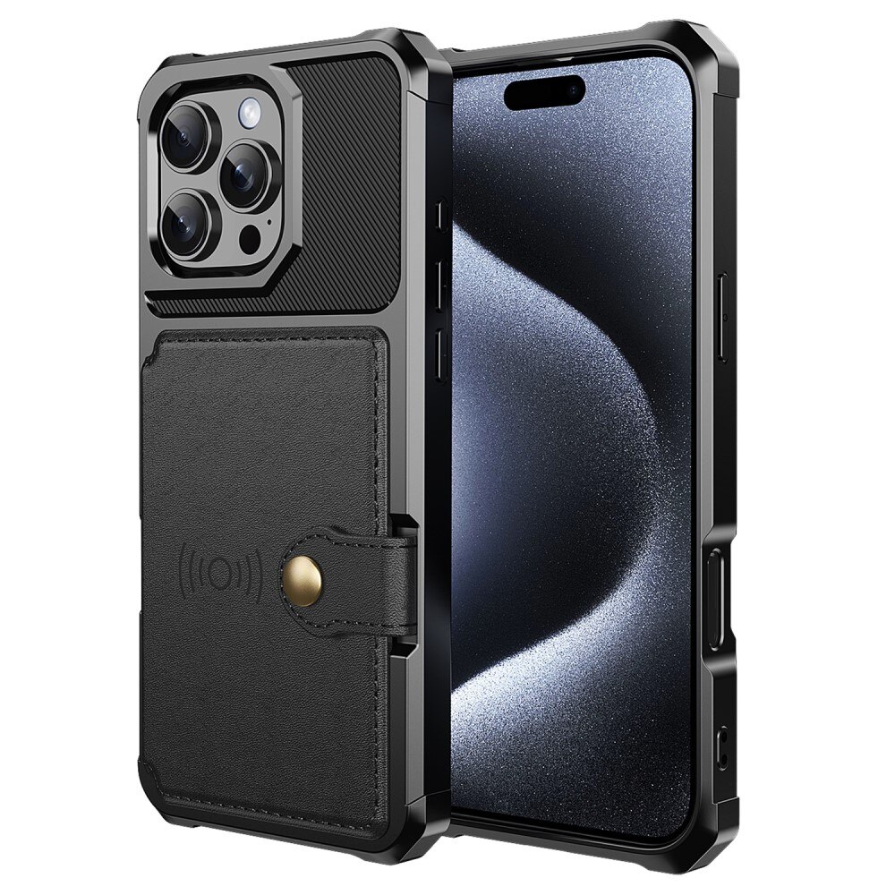 iPhone 16 Pro Tough Multi-slot Case Black