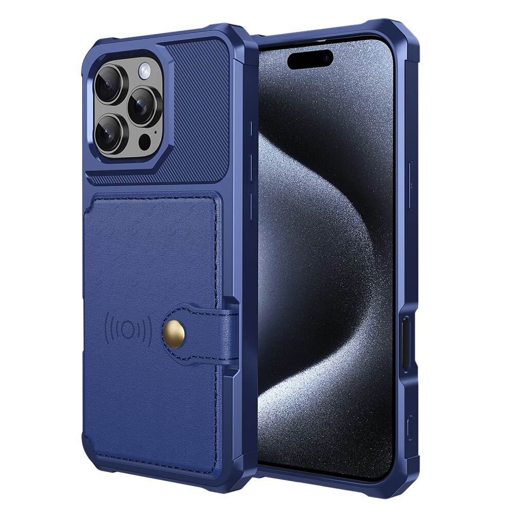 iPhone 16 Pro Tough Multi-slot Case Blue