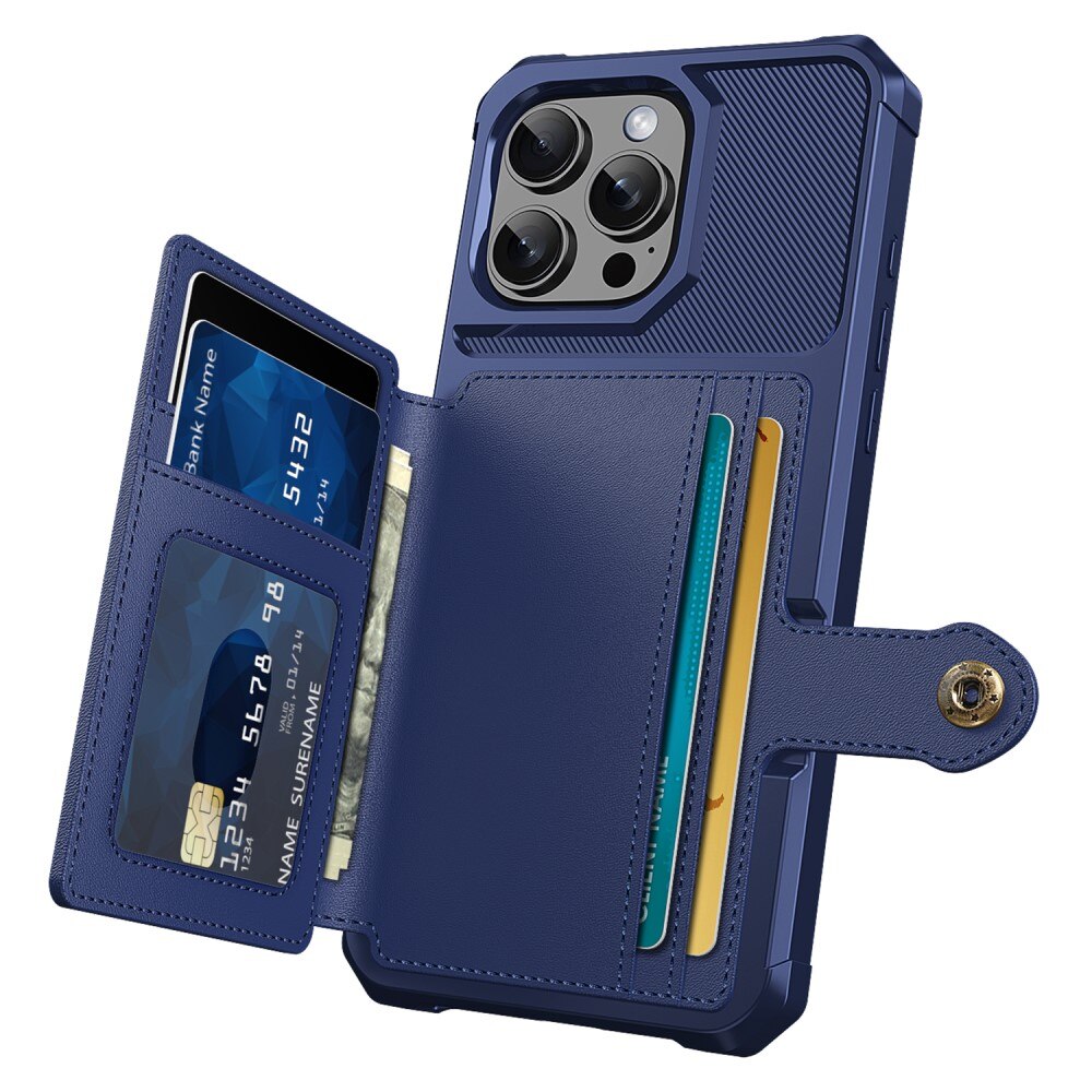 iPhone 16 Pro Tough Multi-slot Case Blue