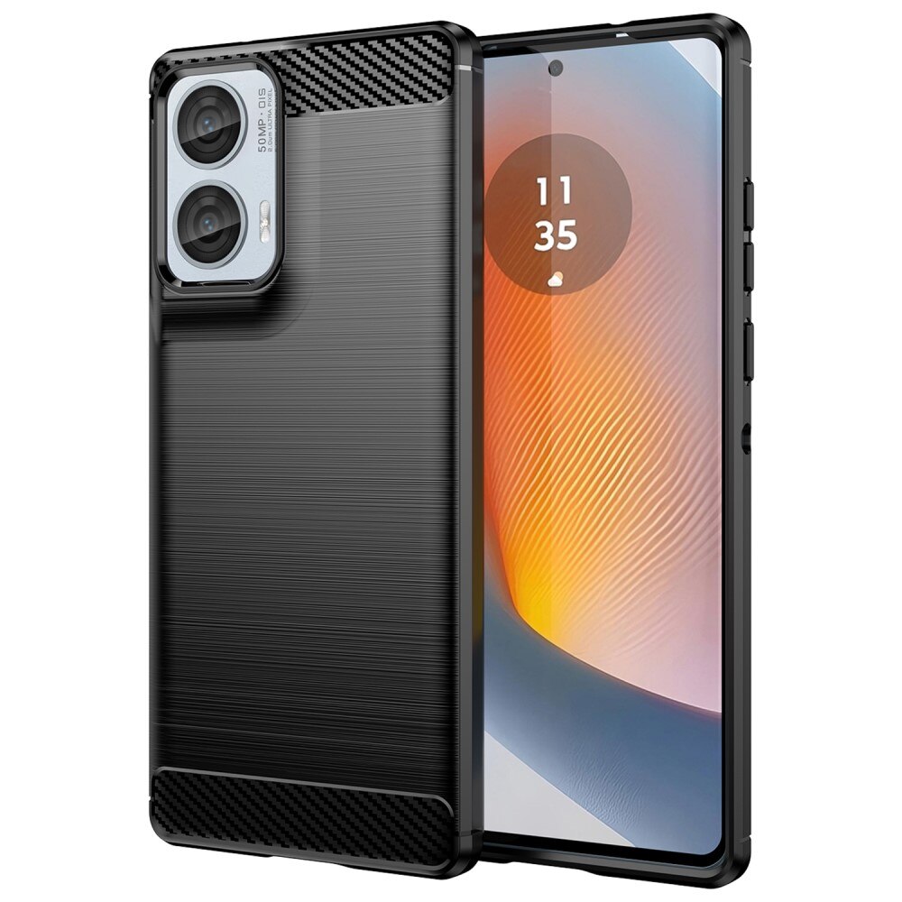 Motorola Moto G85 Brushed TPU Case Black