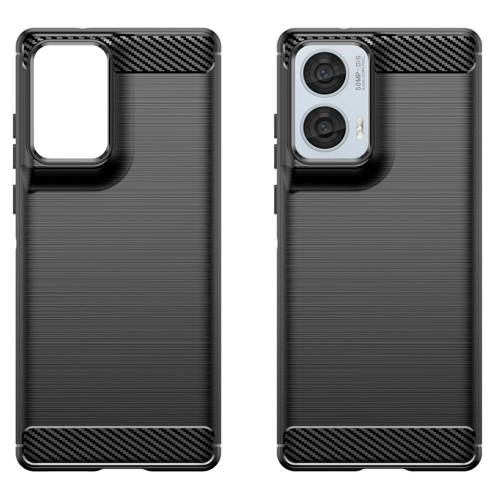 Motorola Moto G75 Brushed TPU Case Black