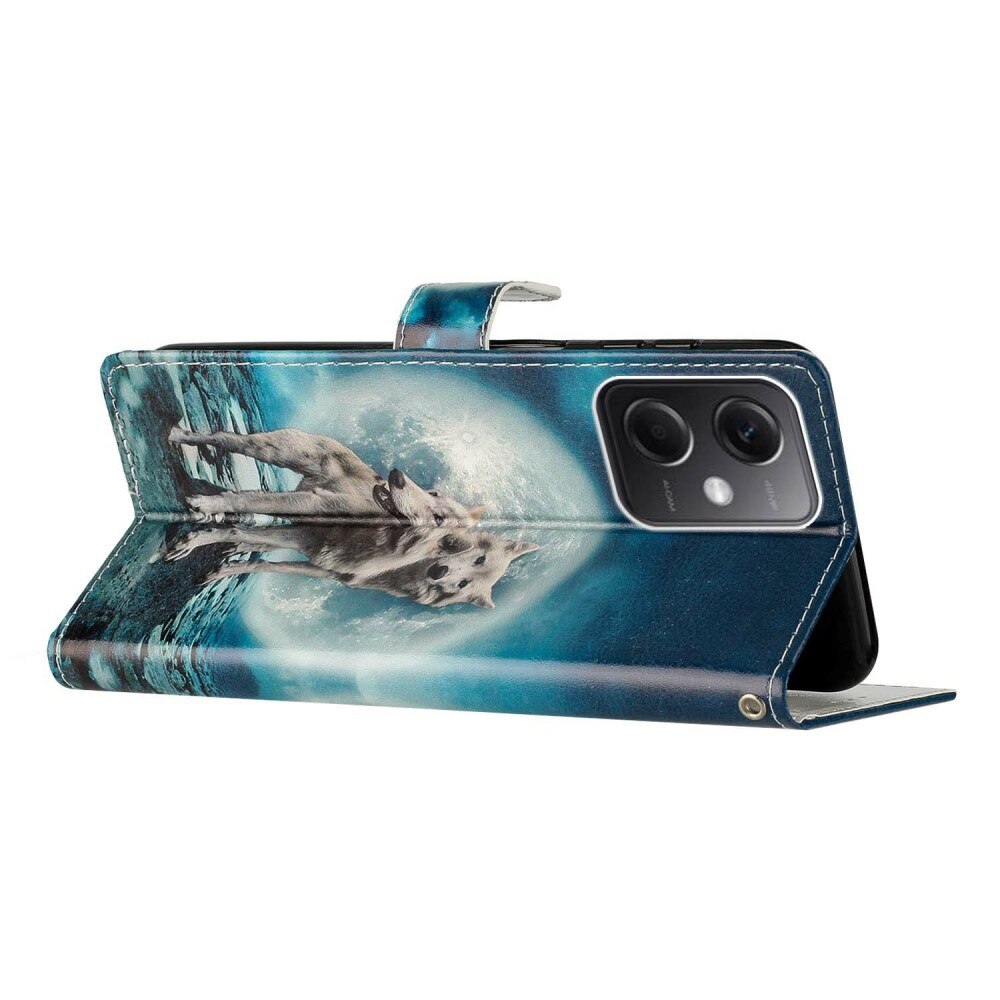 Xiaomi Redmi 14C Wallet Book Cover Wolves