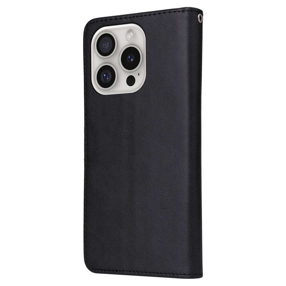 iPhone 16 Pro Max Magnetic Book Cover Black