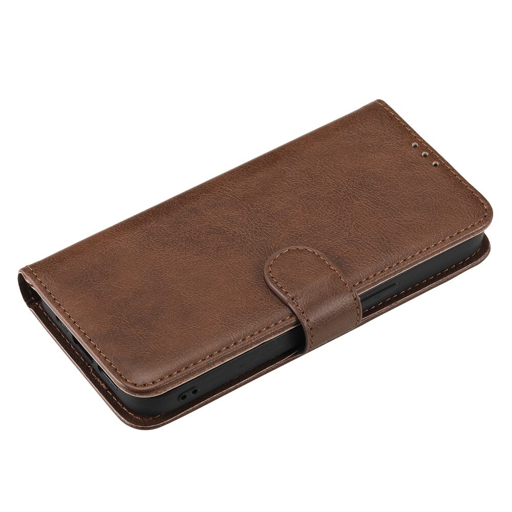 iPhone 16 Magnetic Book Cover Brown