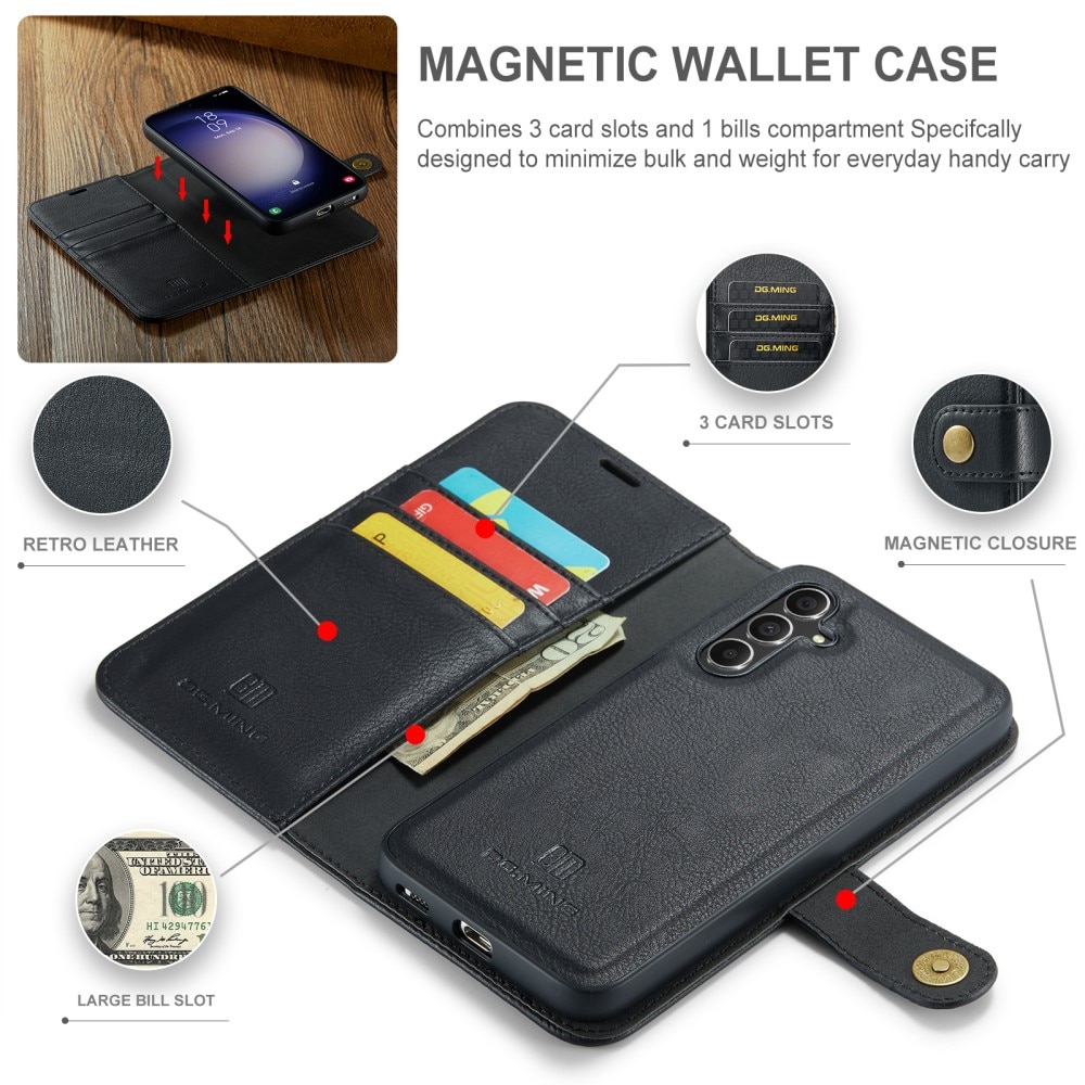 Samsung Galaxy S24 FE Magnet Wallet Black