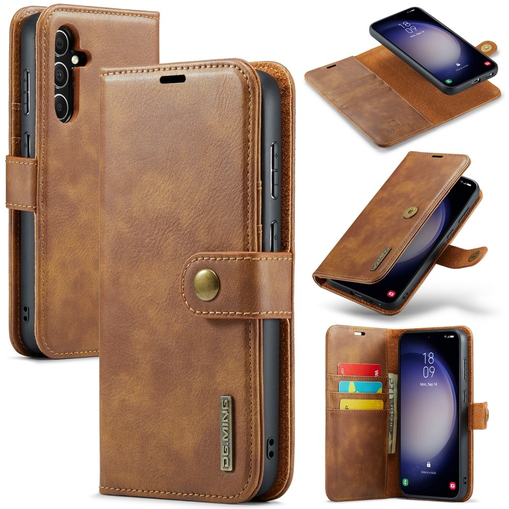 Samsung Galaxy S24 FE Magnet Wallet Cognac