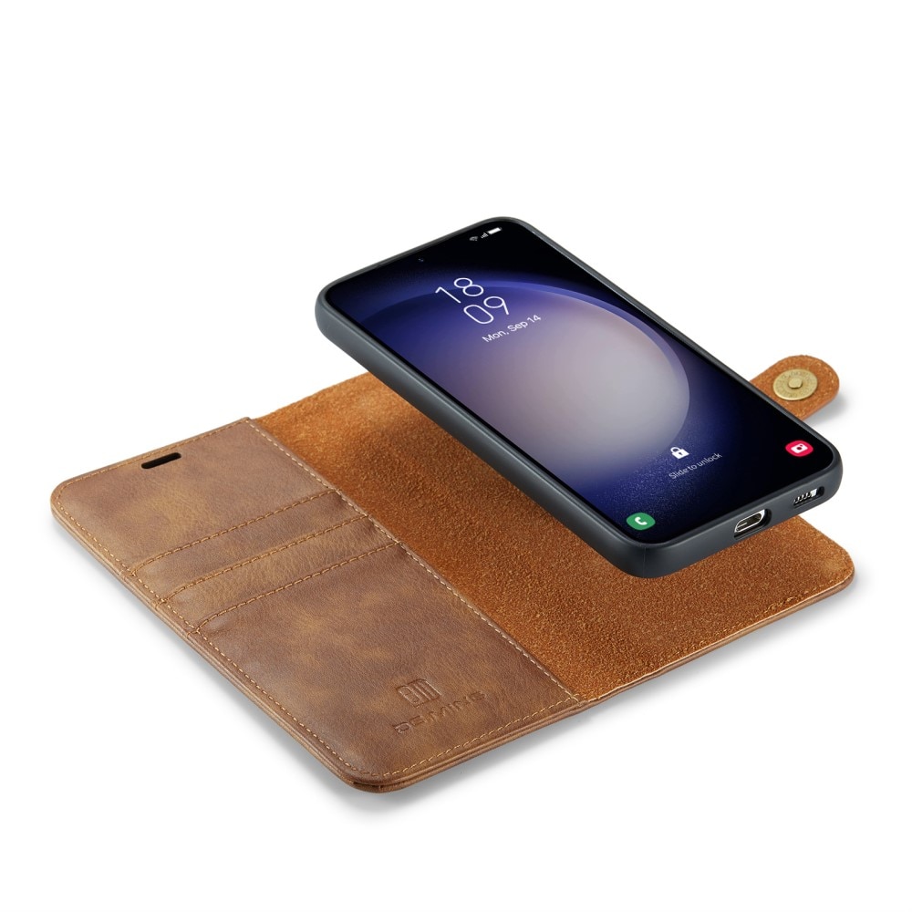 Samsung Galaxy S24 FE Magnet Wallet Cognac