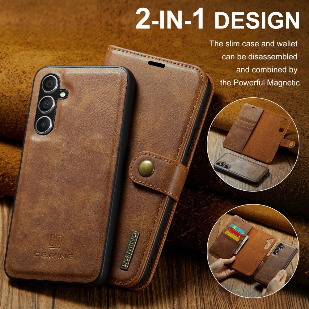 Samsung Galaxy S24 FE Magnet Wallet Cognac