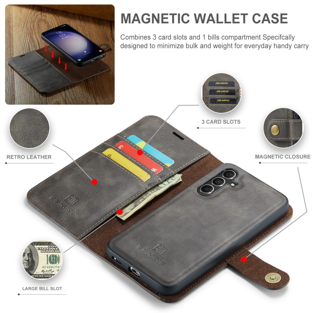 Samsung Galaxy S24 FE Magnet Wallet Brown