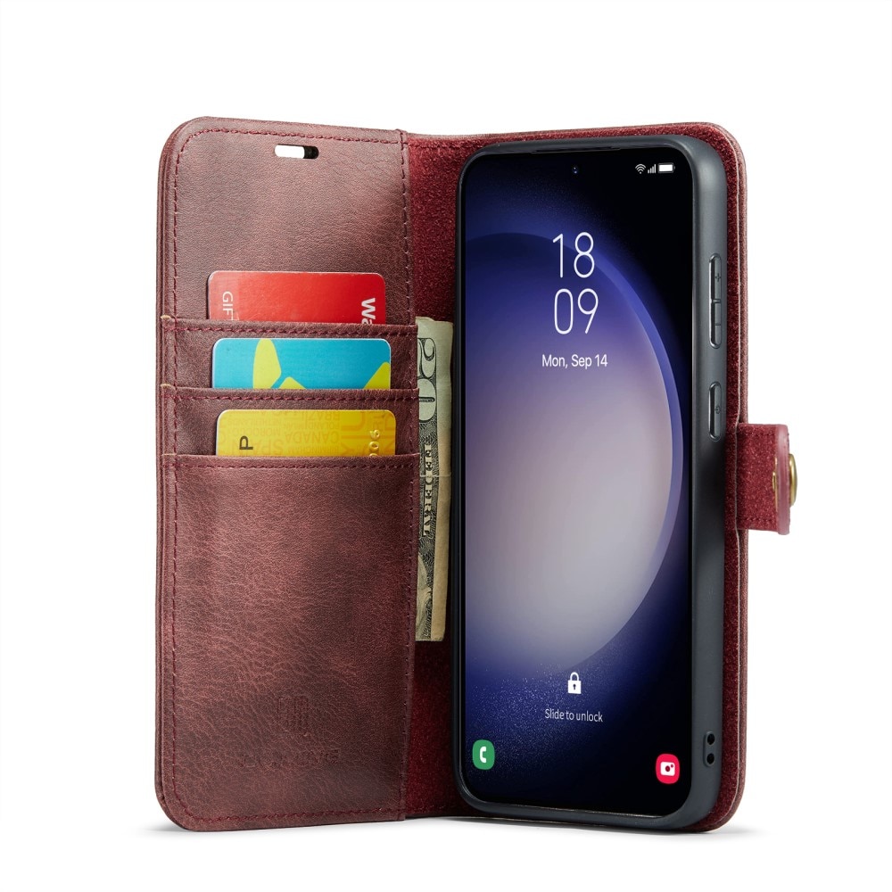 Samsung Galaxy S24 FE Magnet Wallet Red