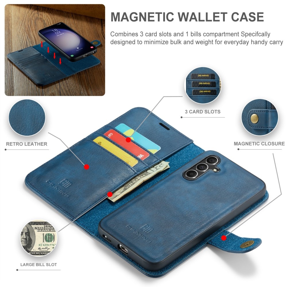 Samsung Galaxy S24 FE Magnet Wallet Blue