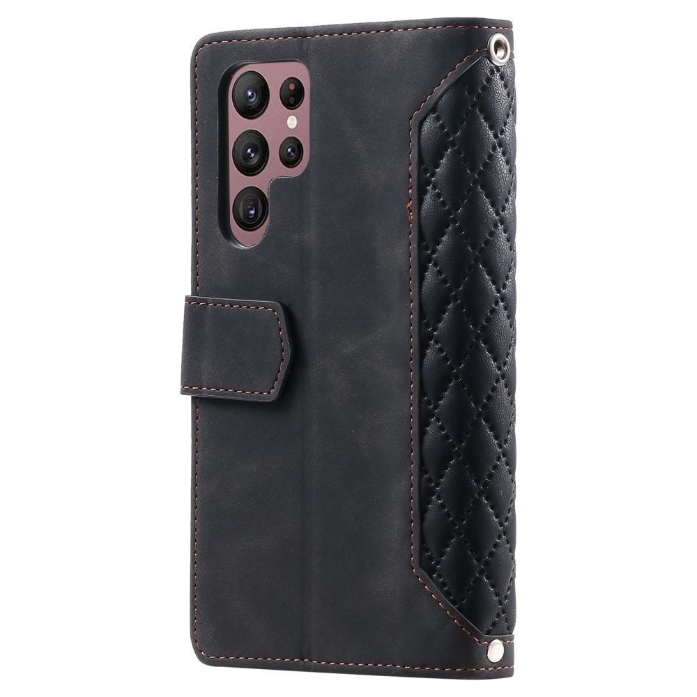 Samsung Galaxy S25 Ultra Wallet/Purse Quilted Black