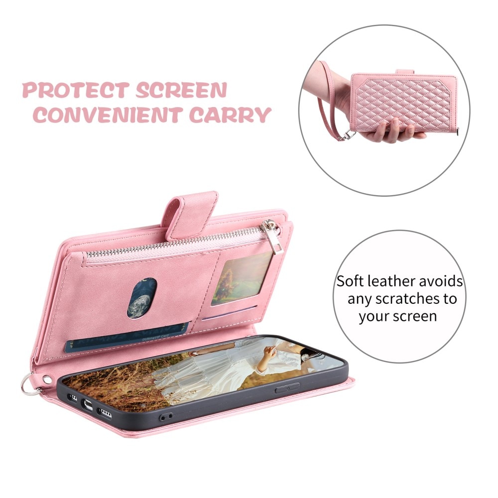 Samsung Galaxy S25 Ultra Wallet/Purse Quilted Pink