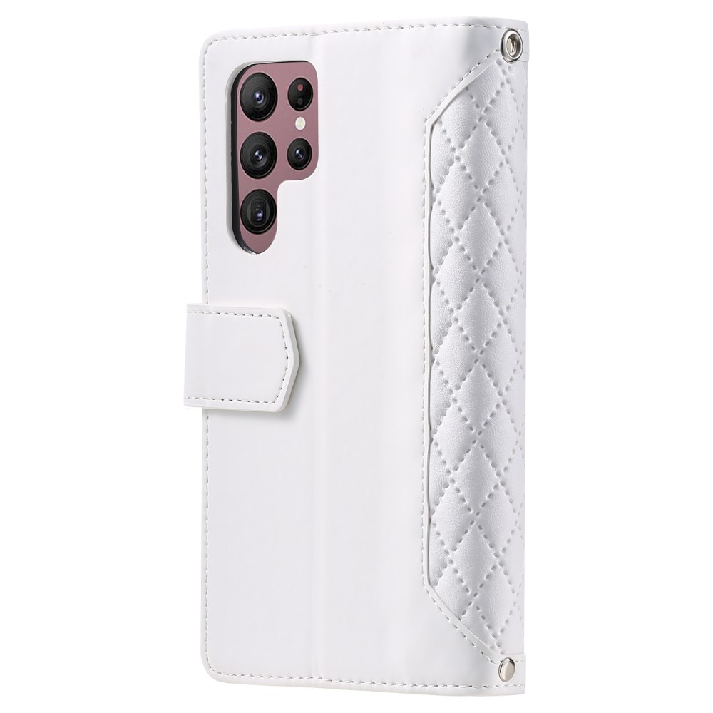 Samsung Galaxy S25 Ultra Wallet/Purse Quilted White