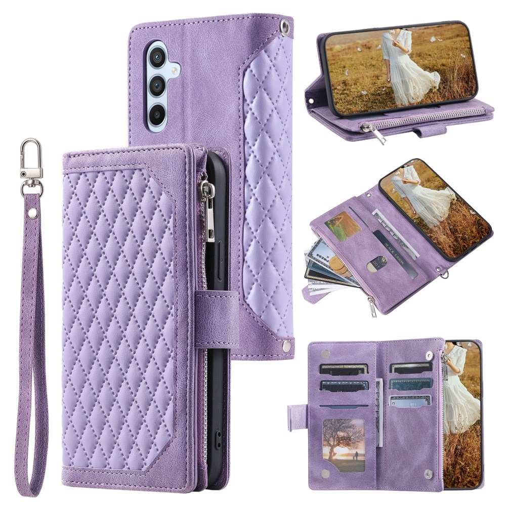 Samsung Galaxy S25 Plus Wallet/Purse Quilted Pink