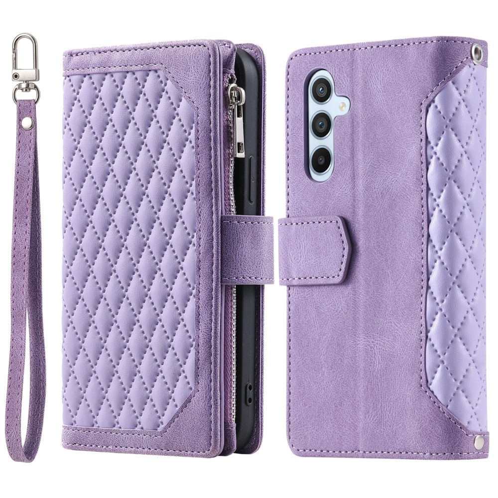 Samsung Galaxy S25 Plus Wallet/Purse Quilted Pink