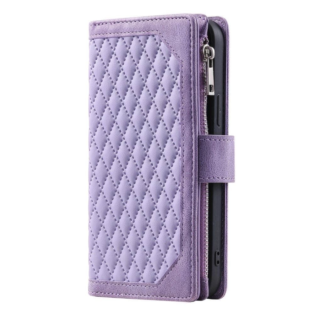 Samsung Galaxy S25 Plus Wallet/Purse Quilted Pink