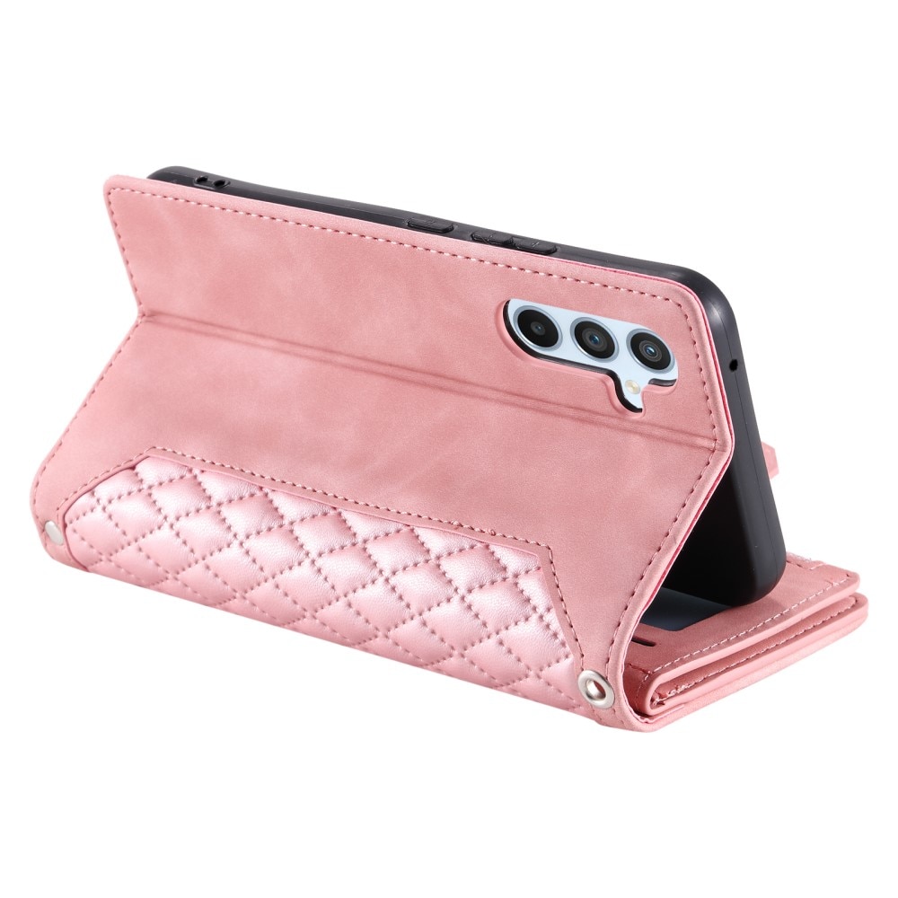 Samsung Galaxy S25 Plus Wallet/Purse Quilted Pink