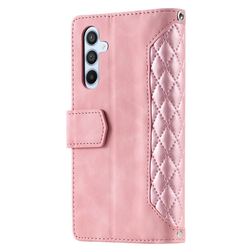 Samsung Galaxy S25 Plus Wallet/Purse Quilted Pink