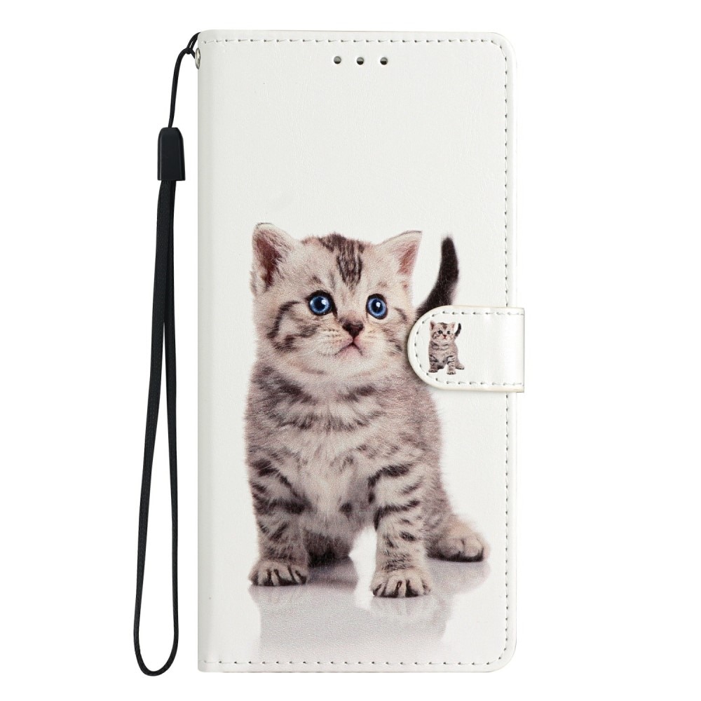 Samsung Galaxy S25 Wallet Book Cover Kitten