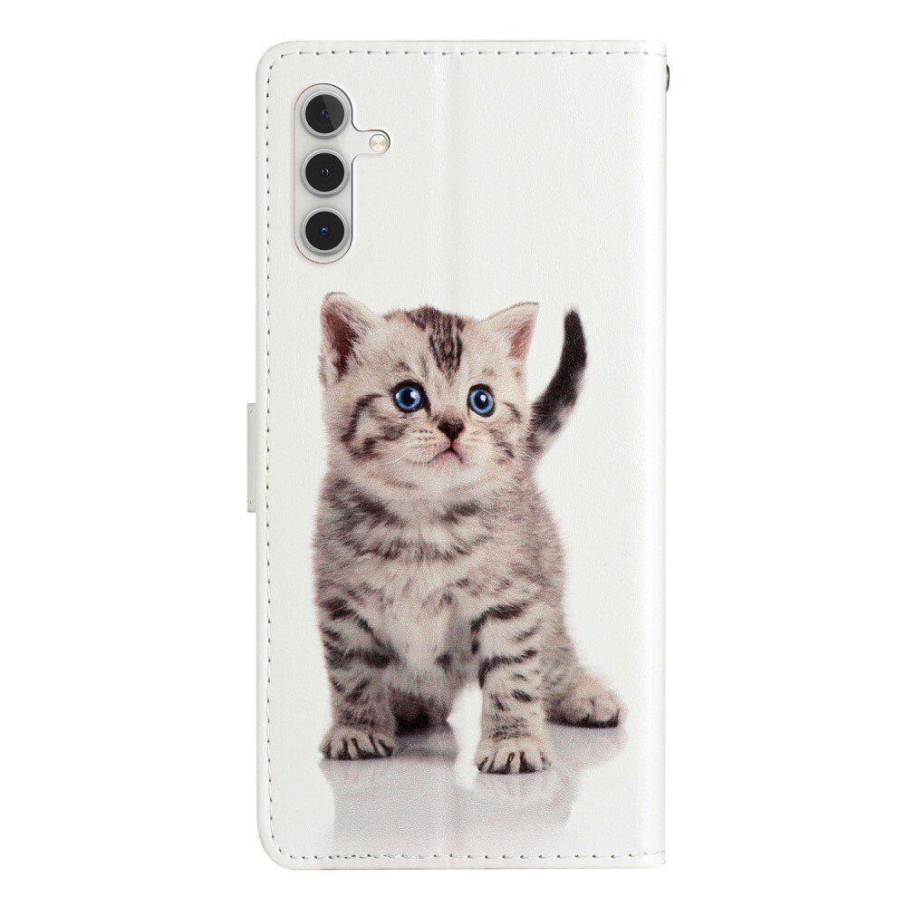 Samsung Galaxy S25 Wallet Book Cover Kitten