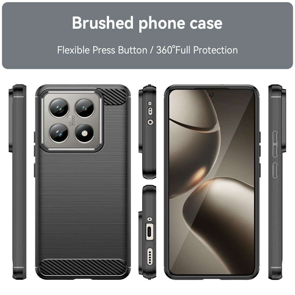 Xiaomi 14T Brushed TPU Case Black