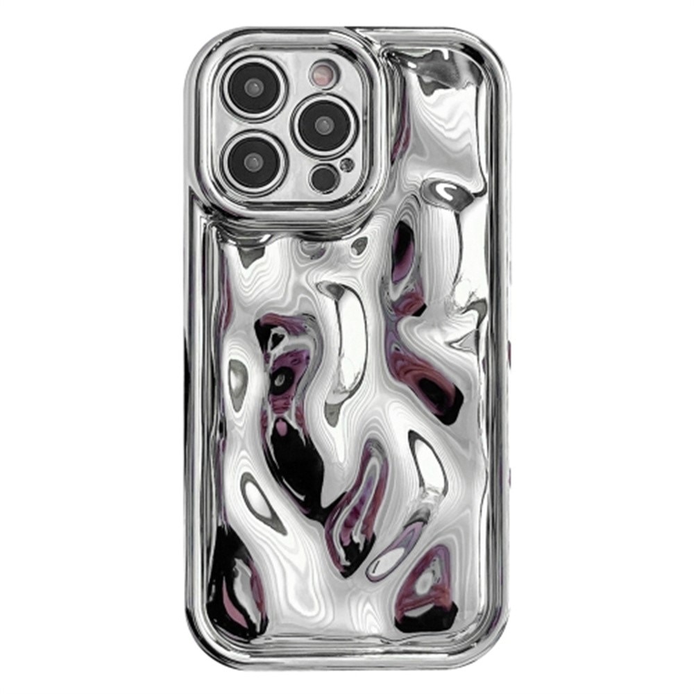 iPhone 16 Pro Wavy TPU Case Silver