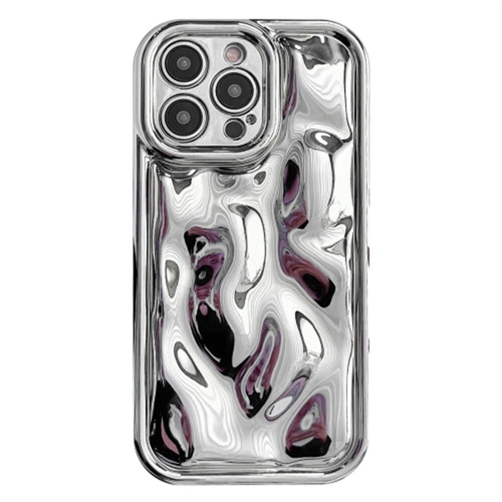 iPhone 16 Pro Max Wavy TPU Case Silver