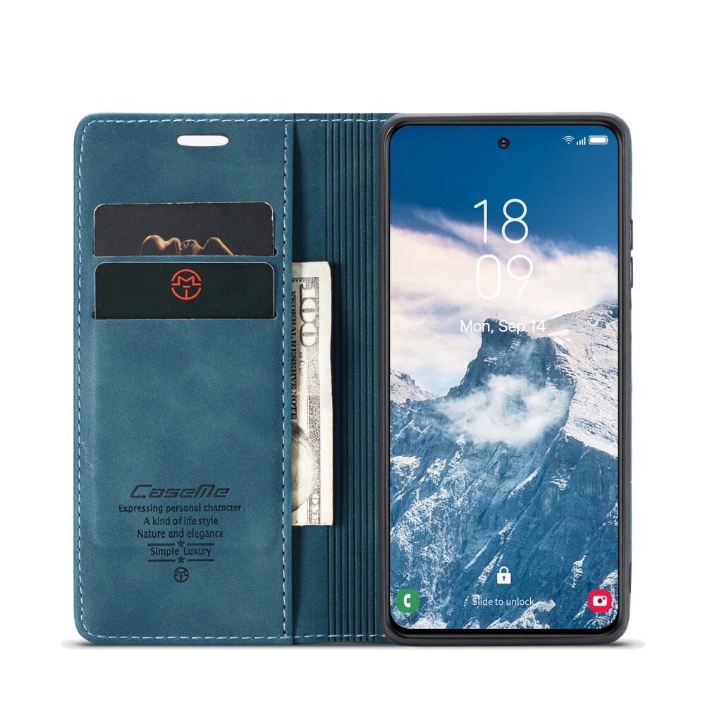 Samsung Galaxy S24 FE Slim Wallet Case Blue