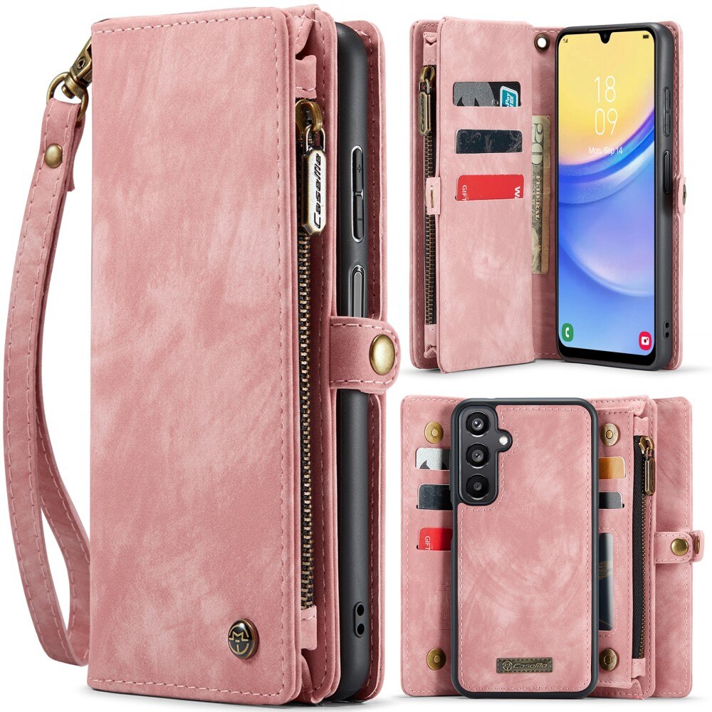 Samsung Galaxy A16 Multi-slot Wallet Case Pink