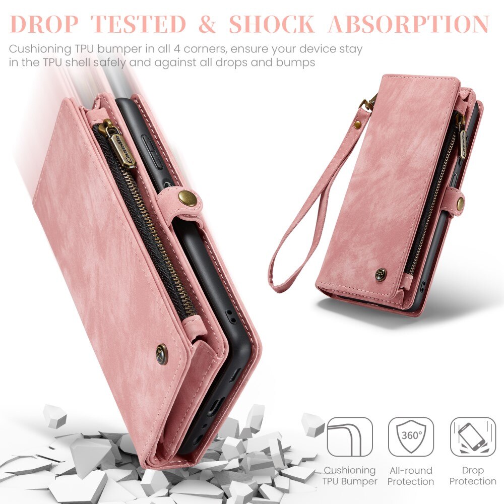 Samsung Galaxy A16 Multi-slot Wallet Case Pink