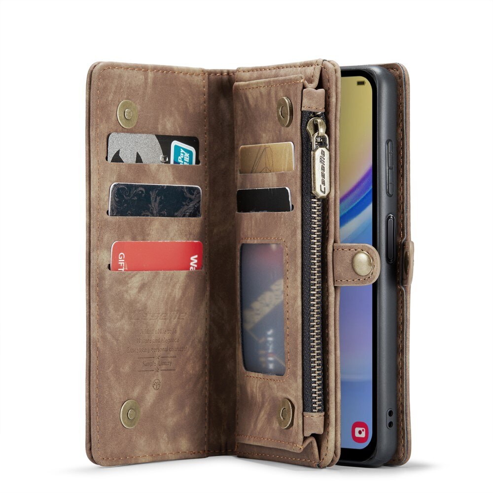 Samsung Galaxy A16 Multi-slot Wallet Case Brown