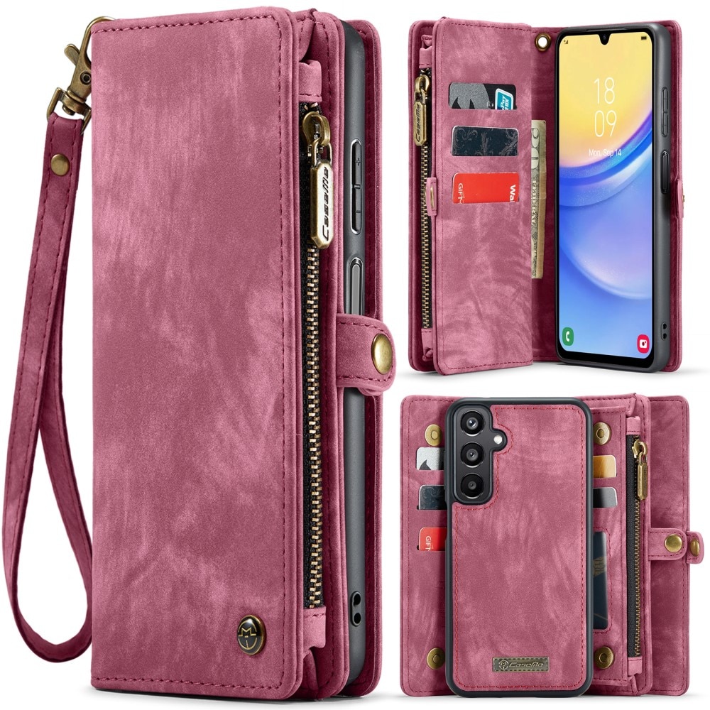 Samsung Galaxy A16 Multi-slot Wallet Case Red