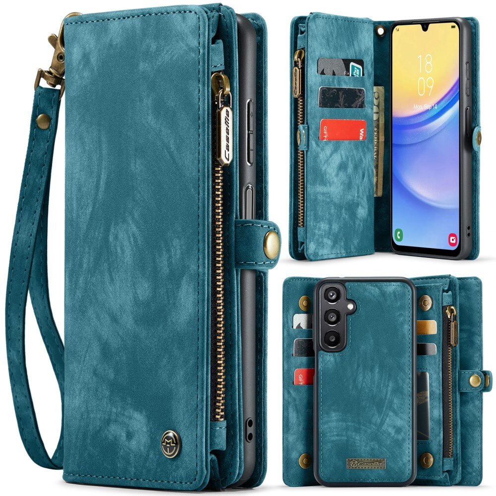 Samsung Galaxy A16 Multi-slot Wallet Case Blue