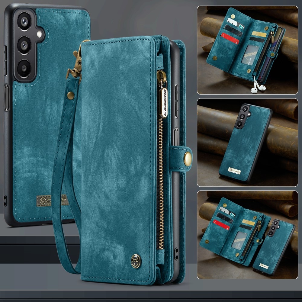 Samsung Galaxy A16 Multi-slot Wallet Case Blue