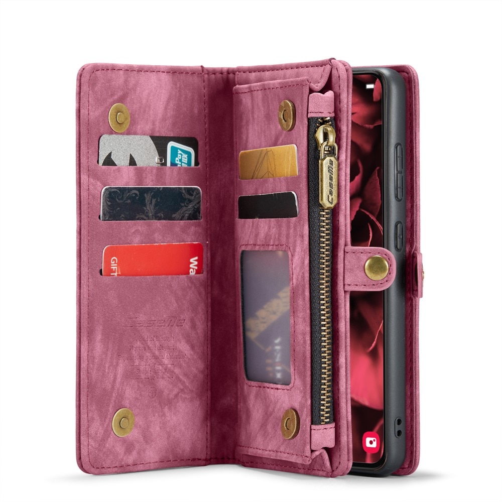 Samsung Galaxy S24 FE Multi-slot Wallet Case Red