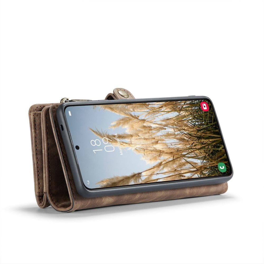 Samsung Galaxy S24 FE Multi-slot Wallet Case Brown