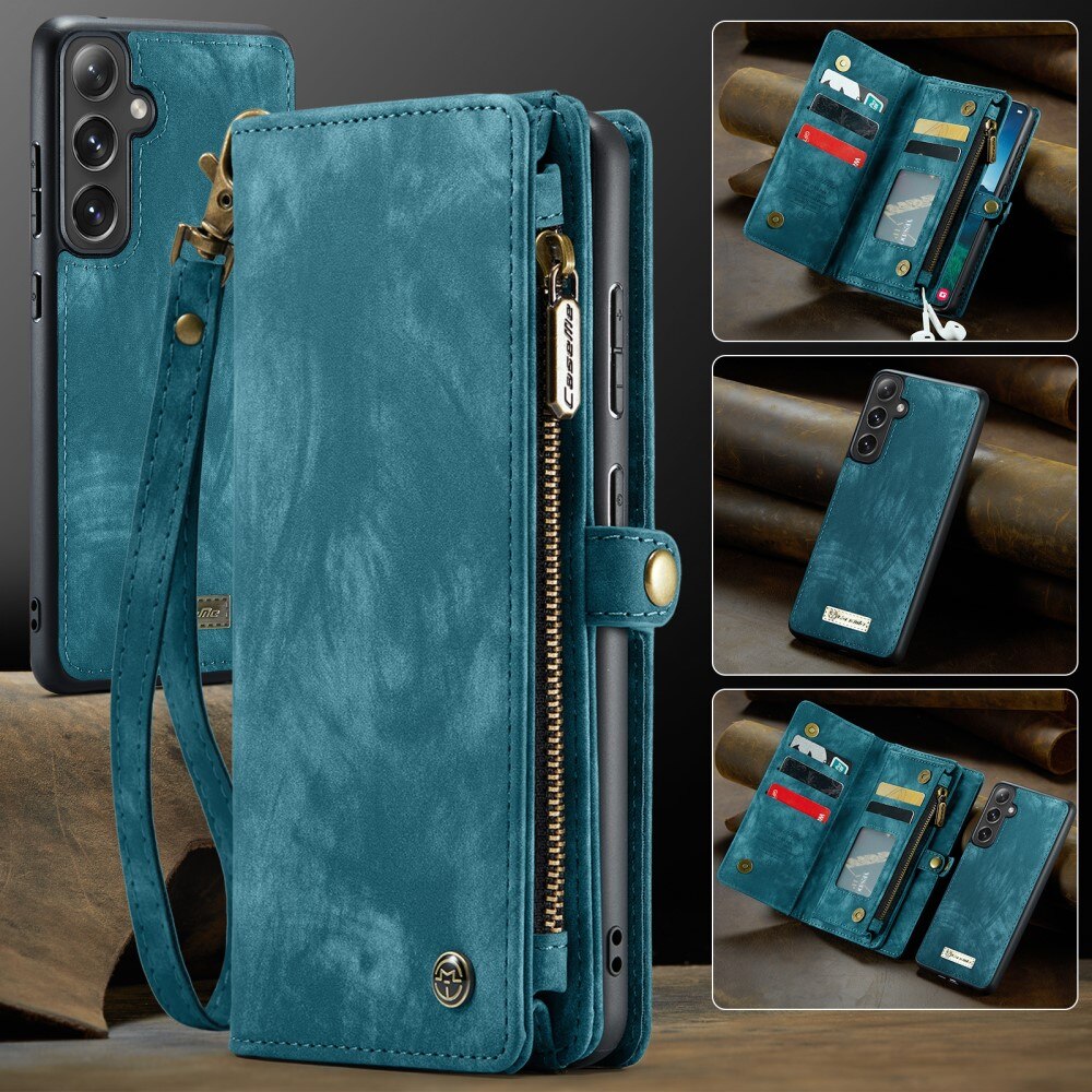 Samsung Galaxy S24 FE Multi-slot Wallet Case Blue