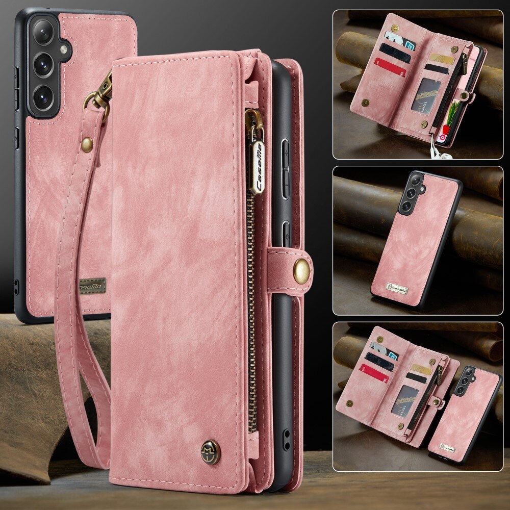 Samsung Galaxy S24 FE Multi-slot Wallet Case Pink